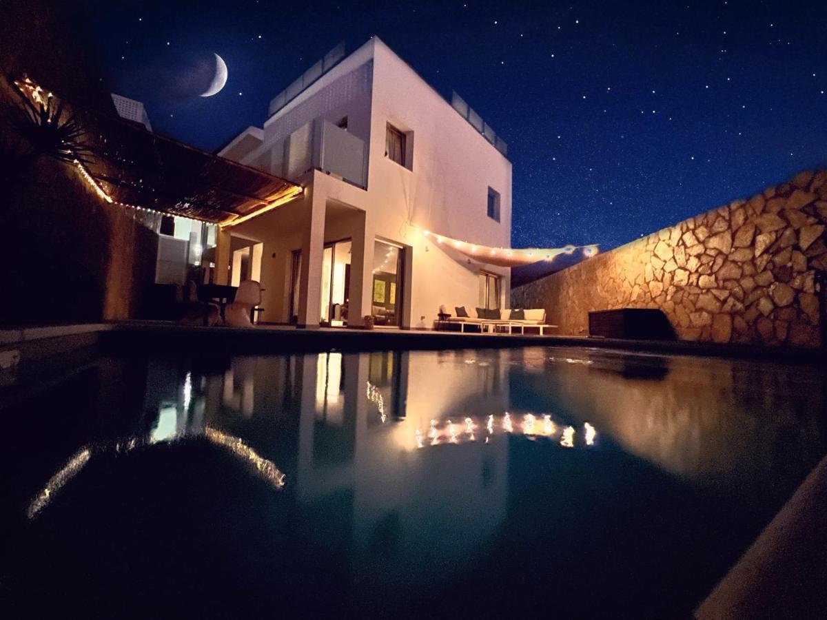 Dream Villa With Heated Pool, Rooftop & Ocean Views Mogán Exterior foto